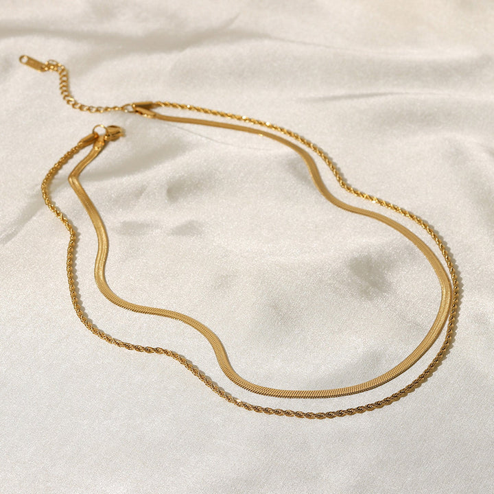 Drune | Geschichtete Goldkette