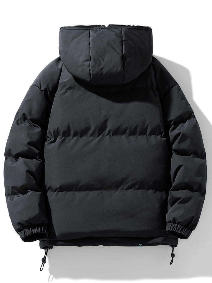 Drune | Mehrere Taschen Design Kapuzen Winter Jacke Für Herren - Perfekt für Outdoor-Aktivitäten
