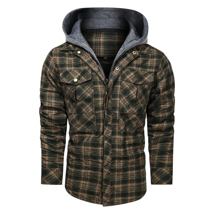 Drune | Karierte Herrenjacke
