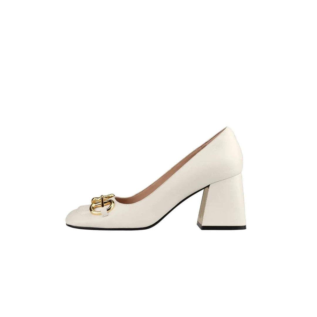 Drune | Damen Retro-Schuhe mit hohen Absätzen und Schnalle - Zeitlose Eleganz und Stil