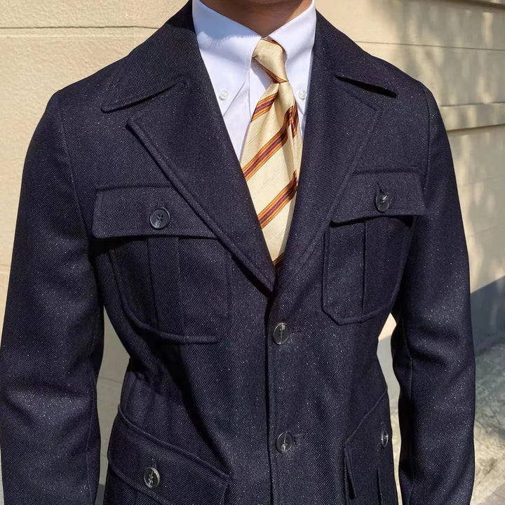 Drune | Wintermantel mit Schneiderkragen, Haute Couture