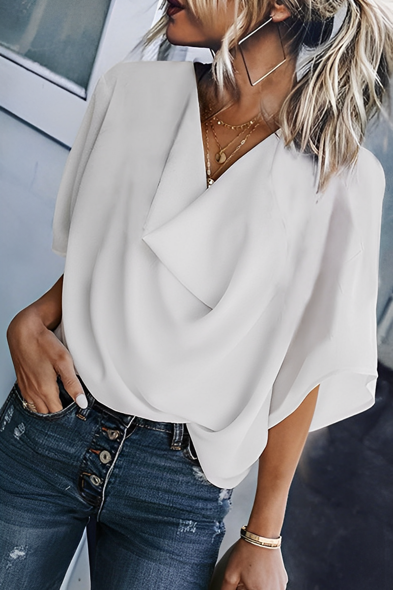 Drune | Lässige Sommerbluse Aus Chiffon