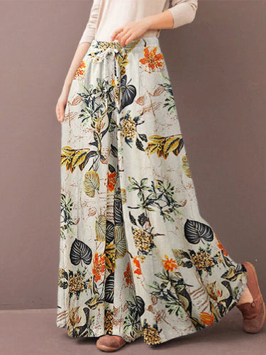Drune | Schicke Lockere Hosen mit Blumenmuster