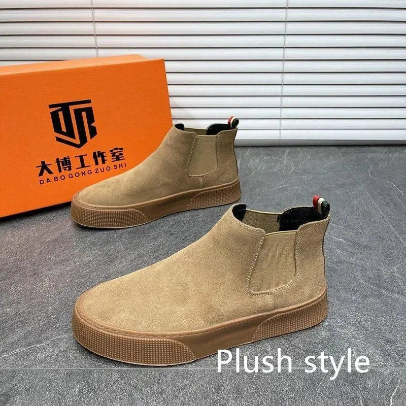 Drune | Chelsea Boots Herren aus Samt – Eleganter und lässiger Stil