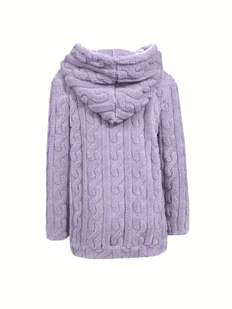Drune | Weiches Kapuzen Sweatshirt mit Reißverschluss