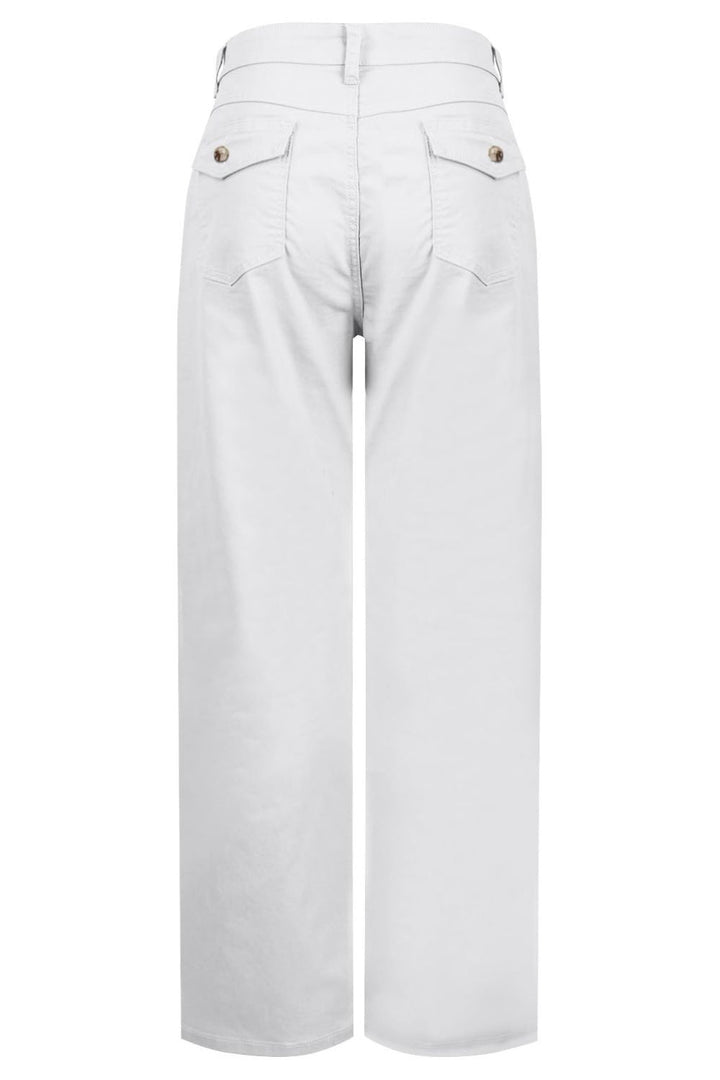Drune | Hochtaillierte Jeans Mit Taschen Klassisch, Stilvoll Und Vielseitig