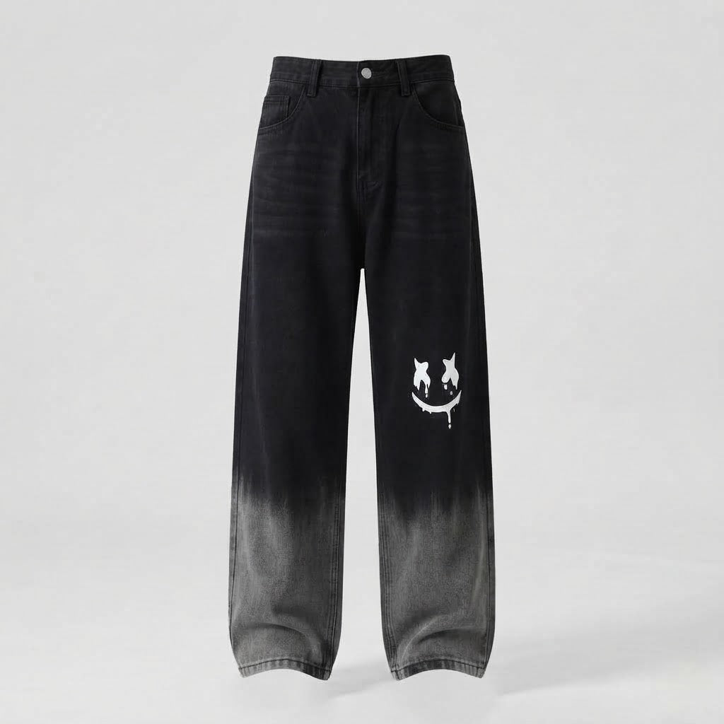 Herren Bequeme Baggy Jeans Drune