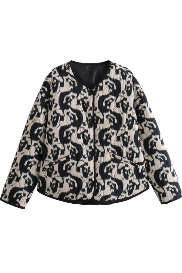 Drune | Tierdruck Baumwolljacke