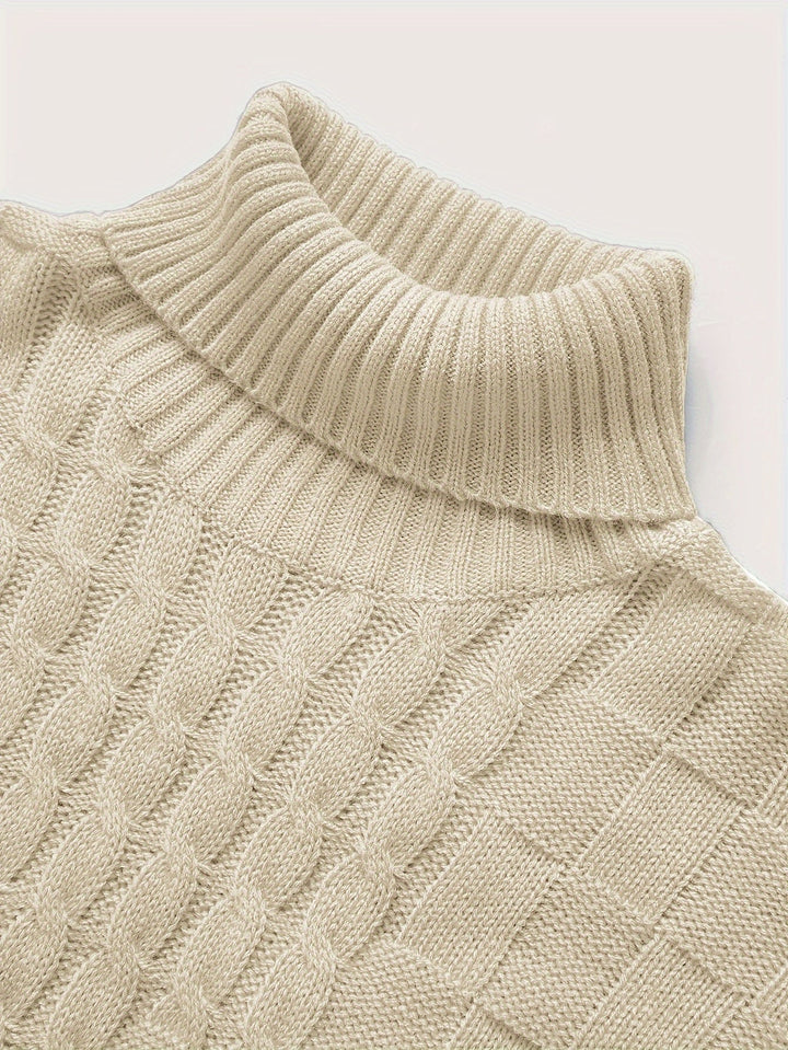 Drune | Lässiger Kabel-Pullover für Männer