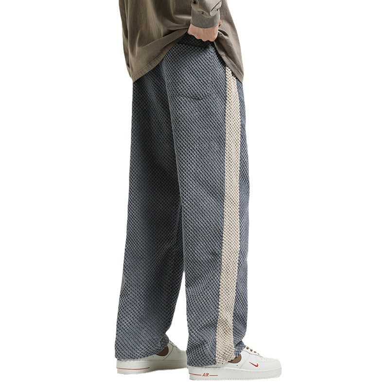 Drune | Herrenmode-Hose Aus Dicker Baumwolle