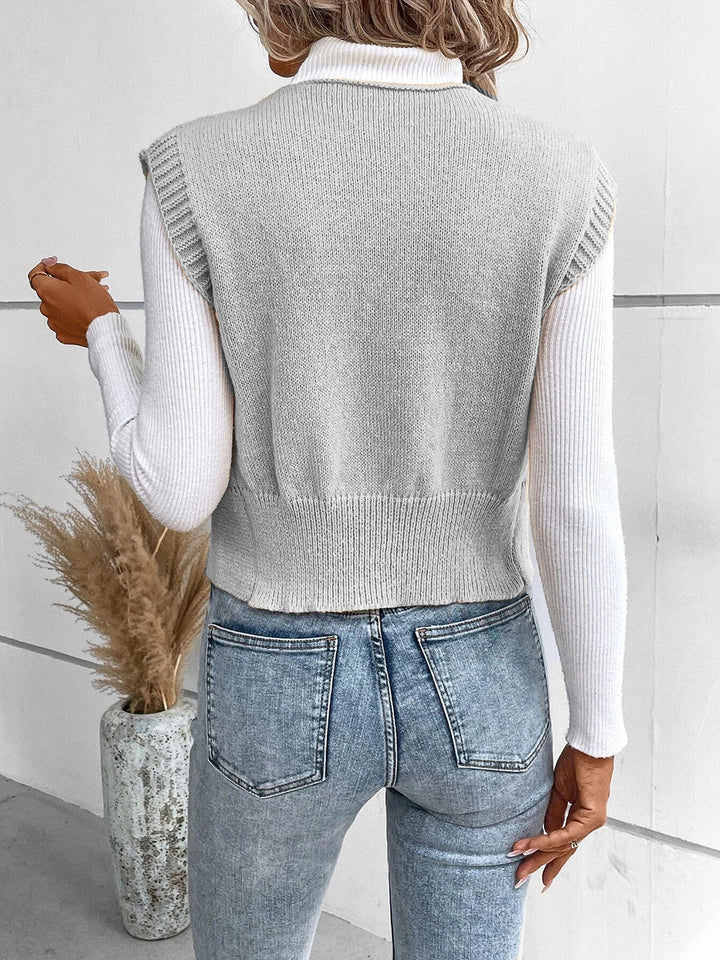 Drune | Strickjacke mit V-Ausschnitt und Knöpfen für Damen
