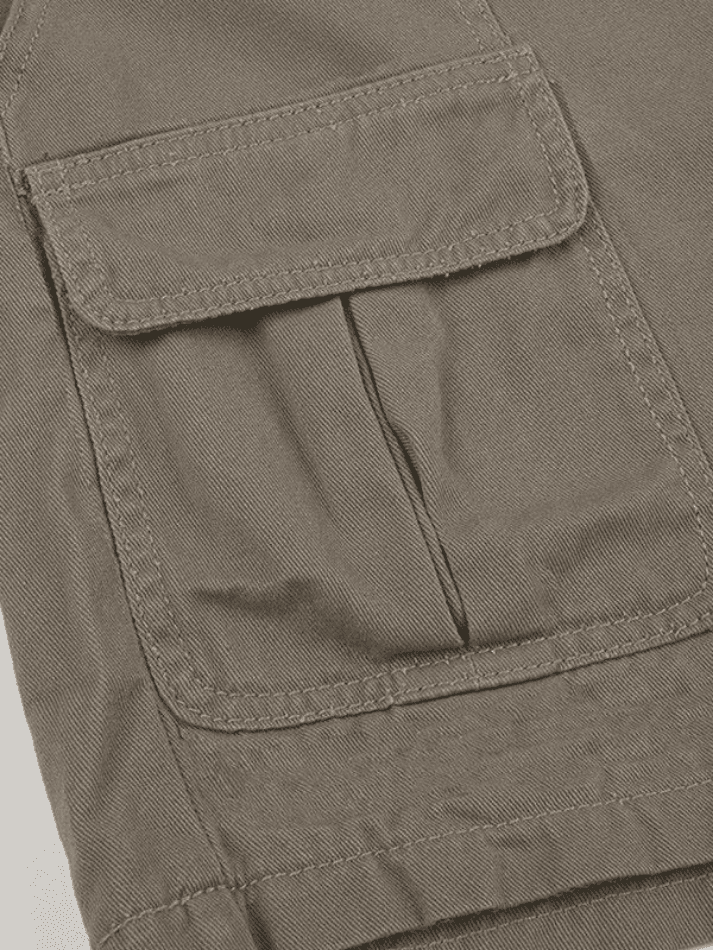 Drune | Denim Gerade Bein Cargo Shorts
