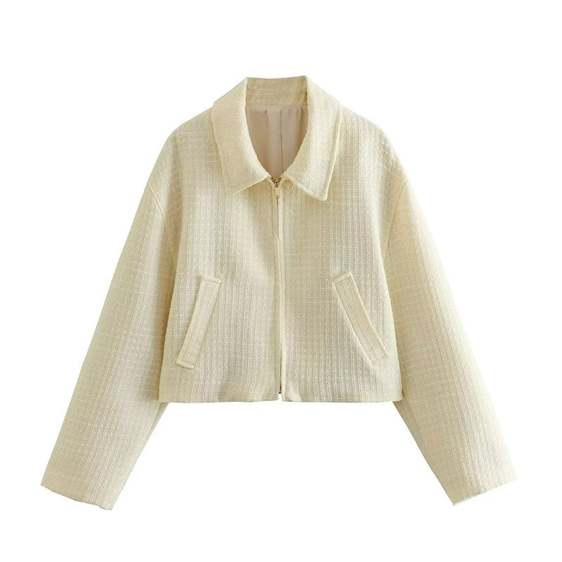 Drune | Kurze Tweedjacke Herbst Chic
