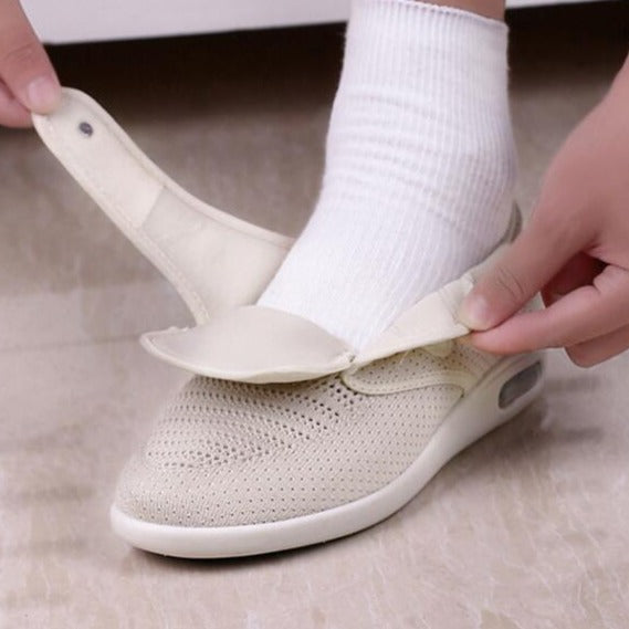 Drune | Nanccy Plus Größe Weit Diabetiker für Geschwollene Füße Breite Schuhe