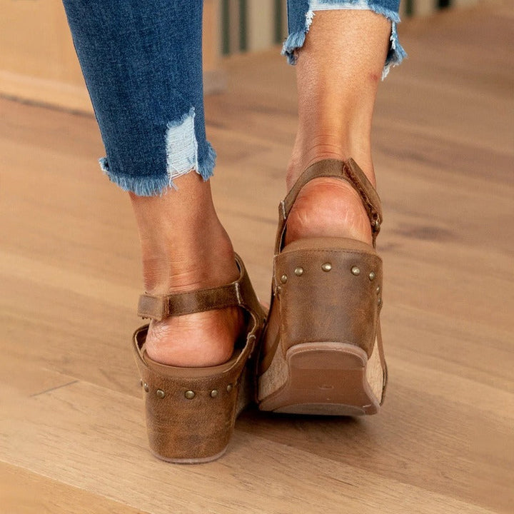 Drune | Bequeme Leder-Sandalen für den Sommer