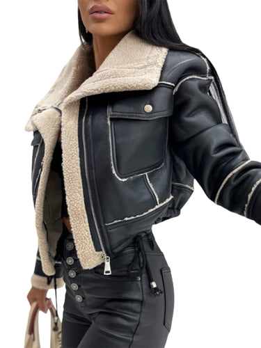 Drune | Kurze Motorradjacket für Damen