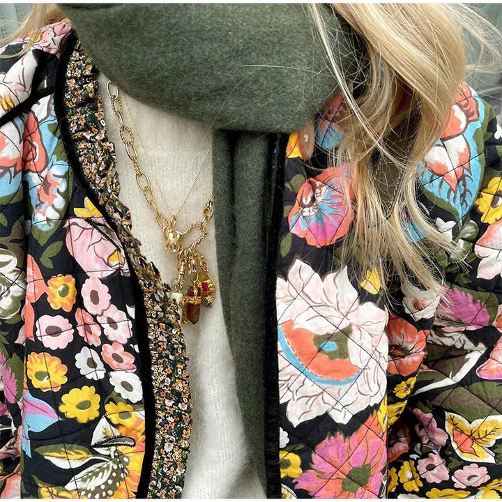 Drune | Jacke mit Blumendruck