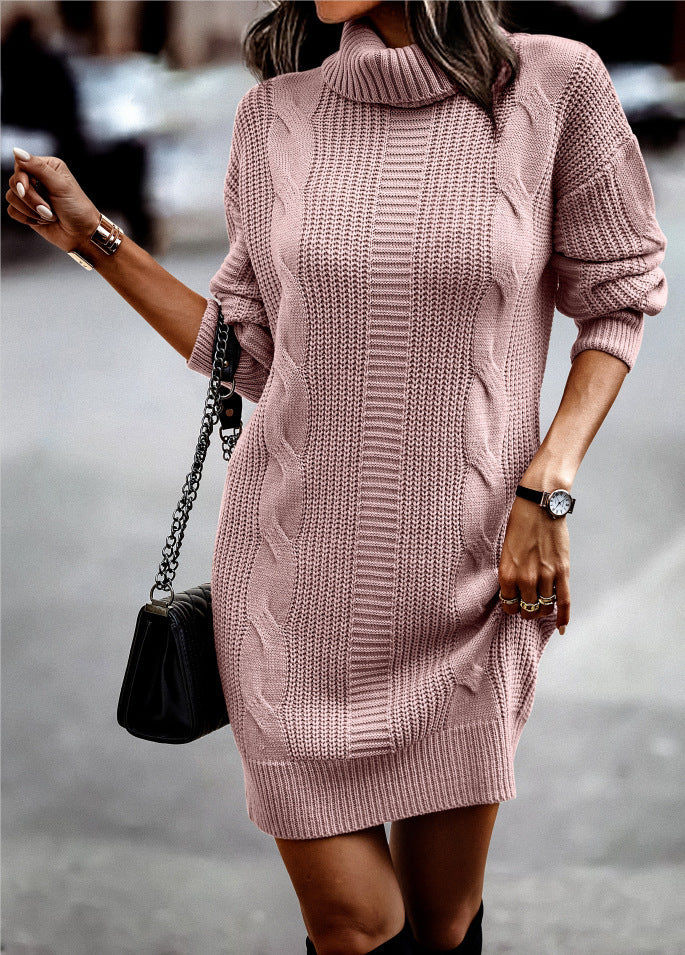 Drune - Rosa Strickkleid