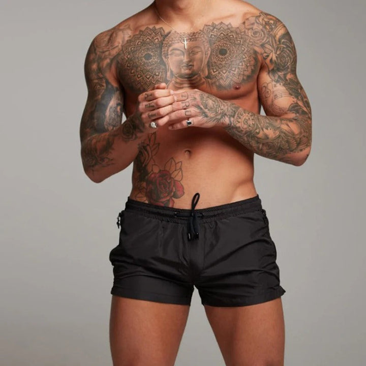 Drune | Badeshorts Schnell trocknende kurze Shorts mit Stretch für Herren