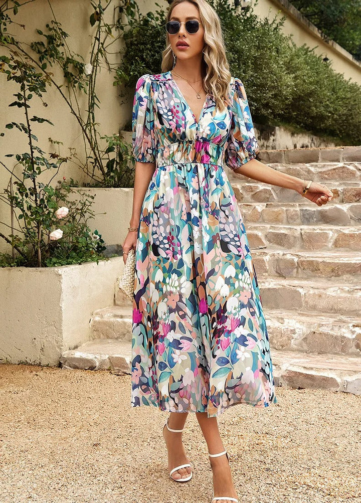 Drune | Elegantes Midikleid Für Damen Mit Stil