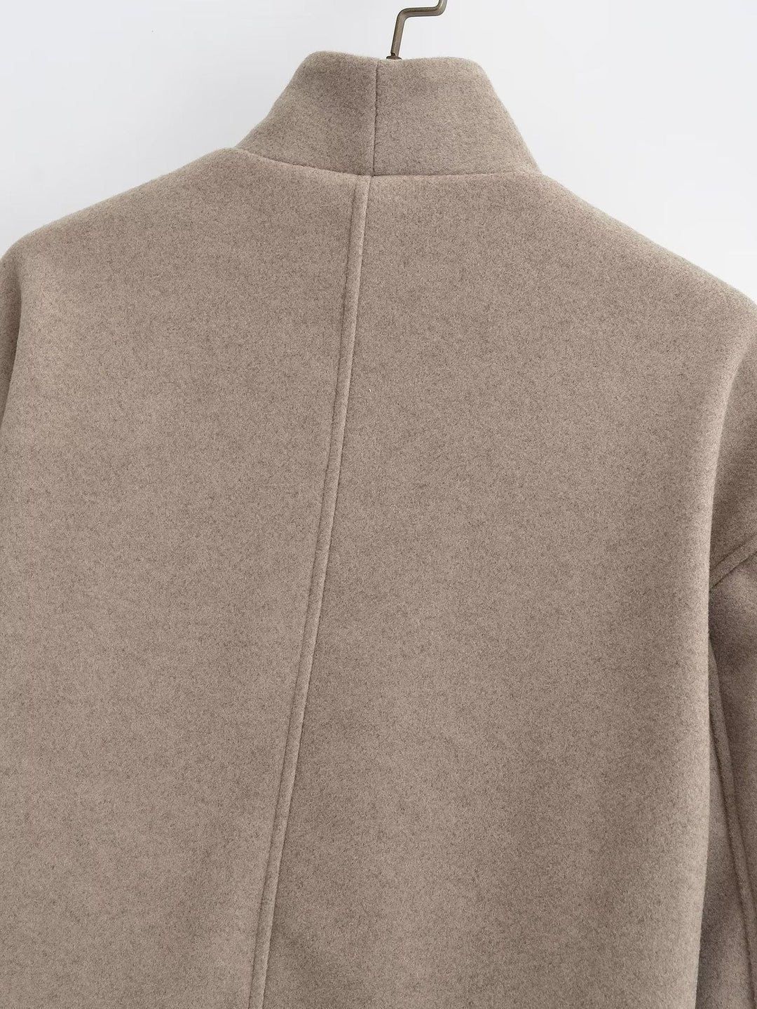 Drune | Breasted Wollmischung Mantel - Übergröße - Zeitlose Eleganz - Lässiger Chic