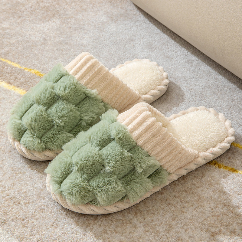 Drune | Bequeme Damen Hausschuhe mit Pelzfutter