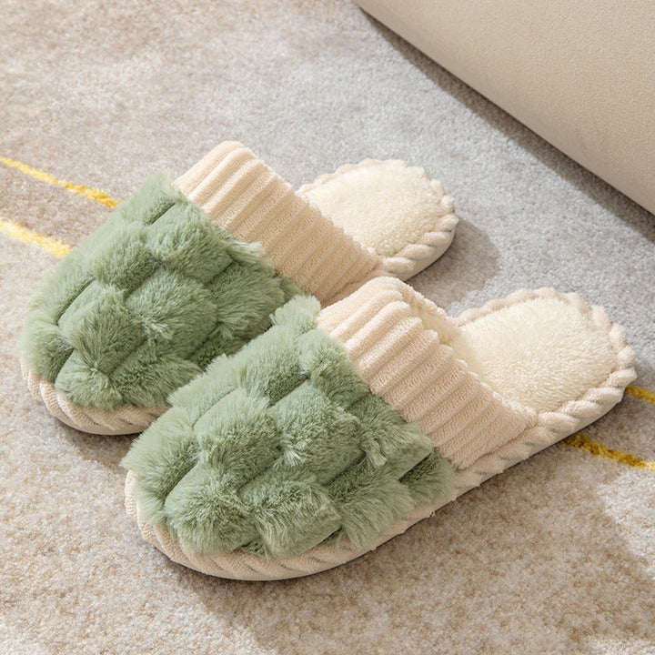 Drune | Bequeme Damen Hausschuhe mit Pelzfutter