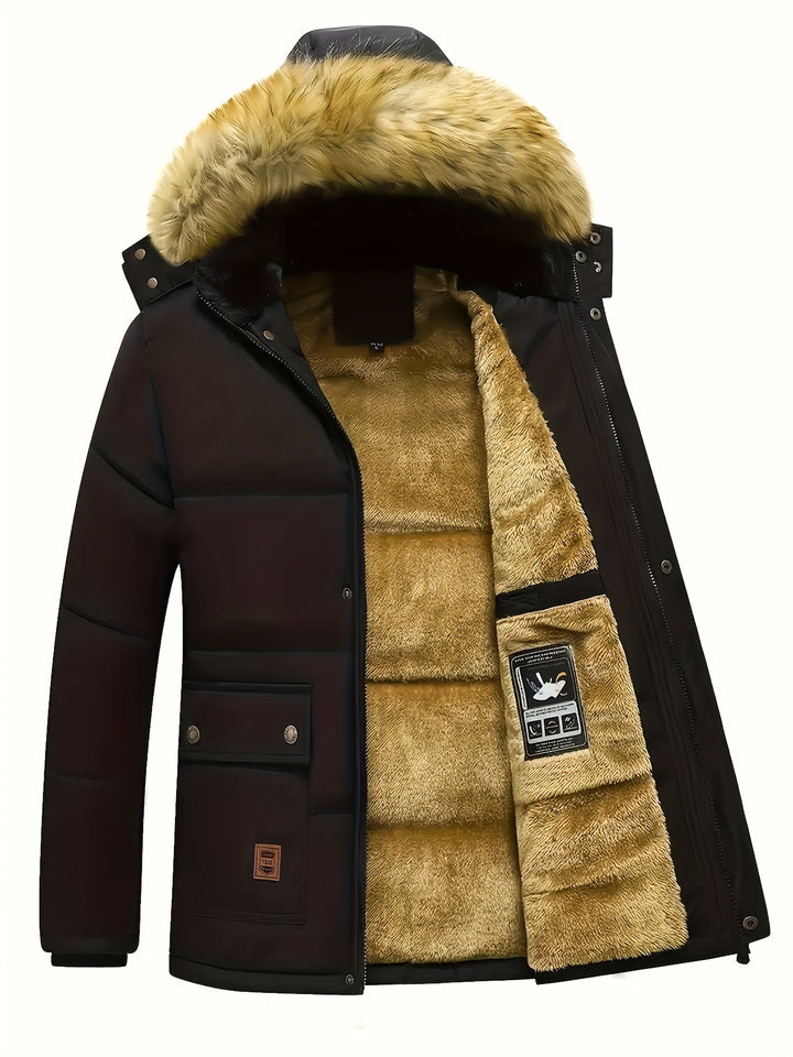 Drune | Winterjacke, gepolstert, wendbar und warm für Männer - Perfekt für Aktivitäten im Freien
