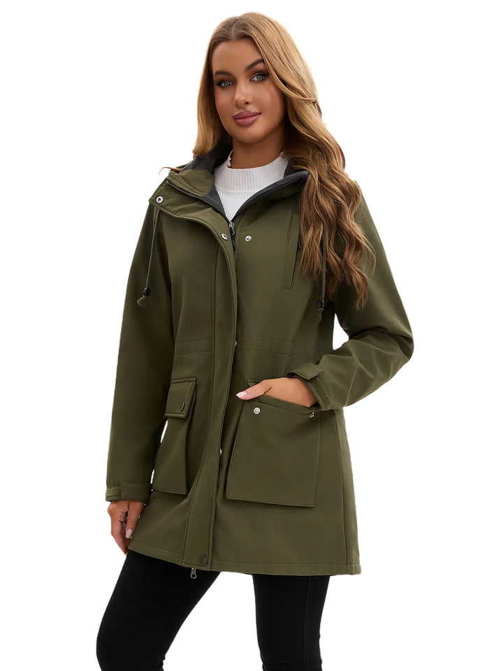 Drune | Wasserdichte Softshell-Jacke mit Kapuze für Damen Elina