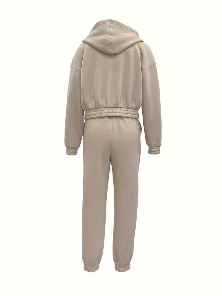 Drune | Kapuzenjacke & Tanktop & Jogginghose Drei Teilige Satz Outfits