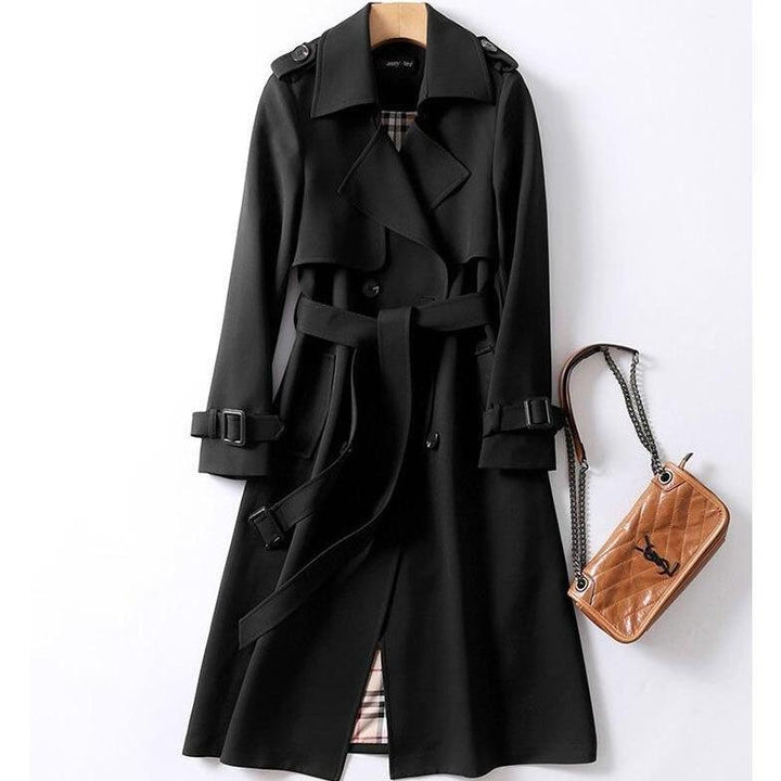 Drune | Einfarbiger Trenchcoat für Damen