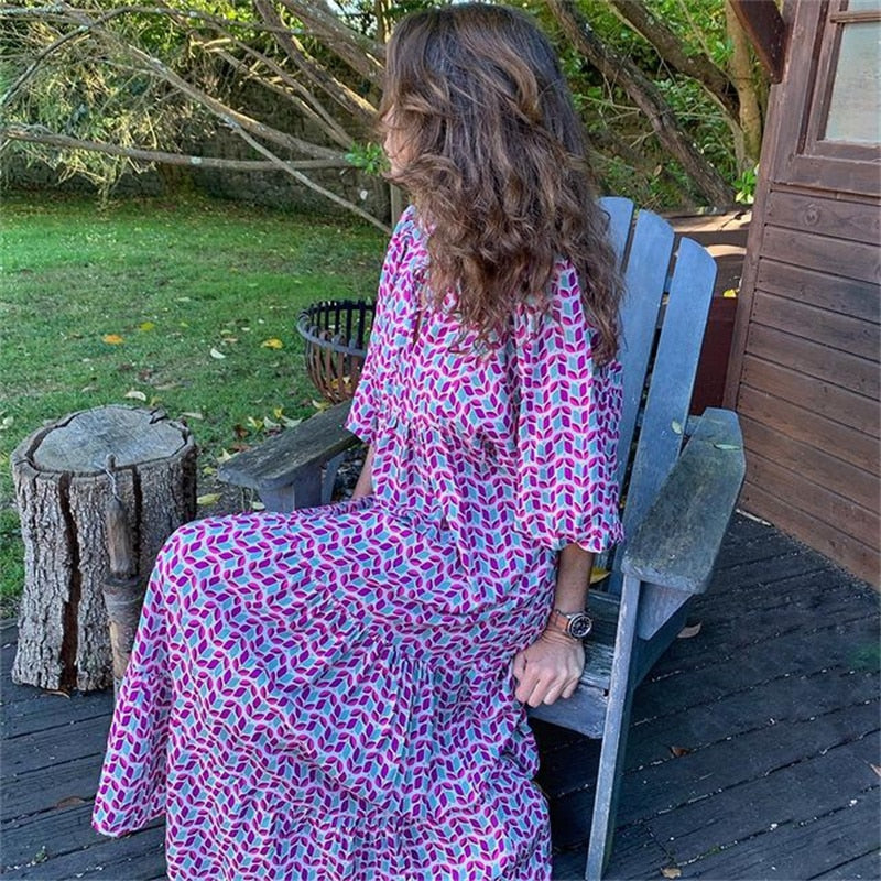 Drune | Retro Print Kleid