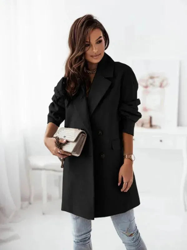 Drune | Doppelreihiger Frauen-Trenchcoat