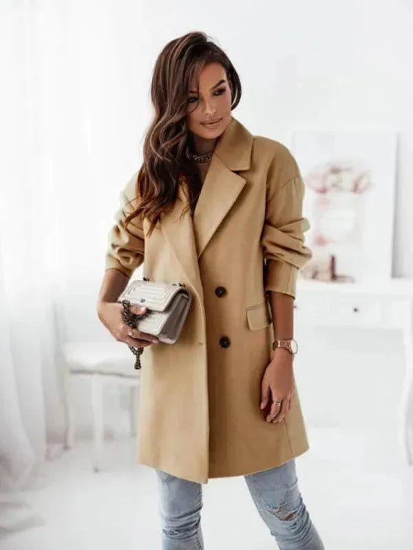 Drune | Doppelreihiger Frauen-Trenchcoat