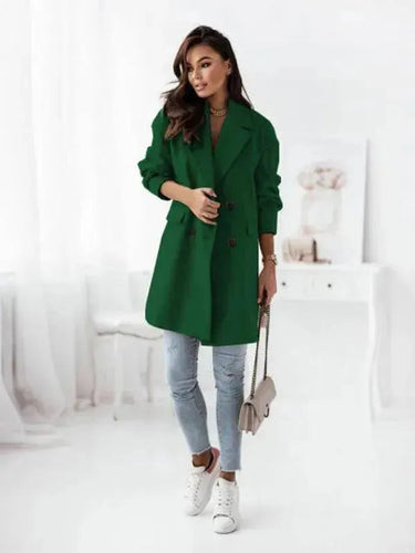 Drune | Doppelreihiger Frauen-Trenchcoat