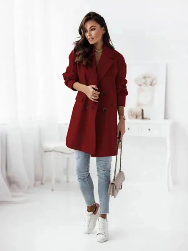 Drune | Doppelreihiger Frauen-Trenchcoat