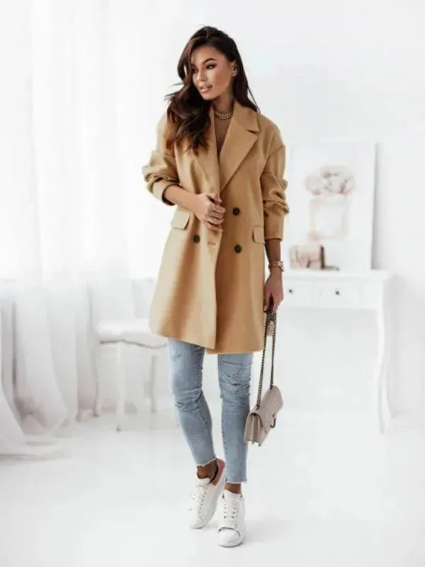 Drune | Doppelreihiger Frauen-Trenchcoat