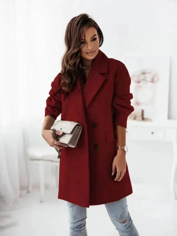 Drune | Doppelreihiger Frauen-Trenchcoat