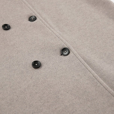 Drune | Kurzer Doppelreiher Mantel Minimalistische Maßgeschneiderte Winterjacke