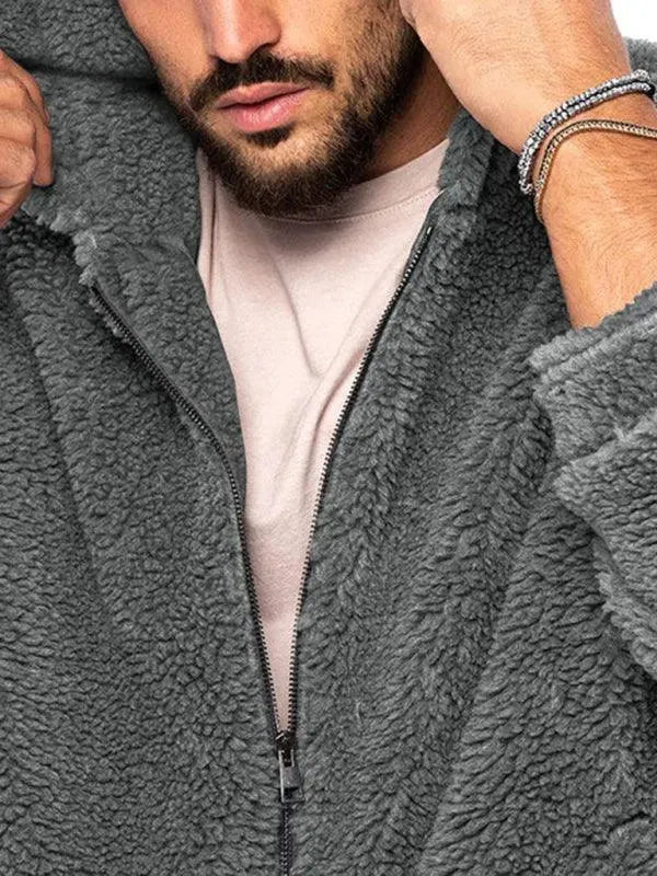 Drune | Doppel-Seitige Kapuzen Herren Winterjacke