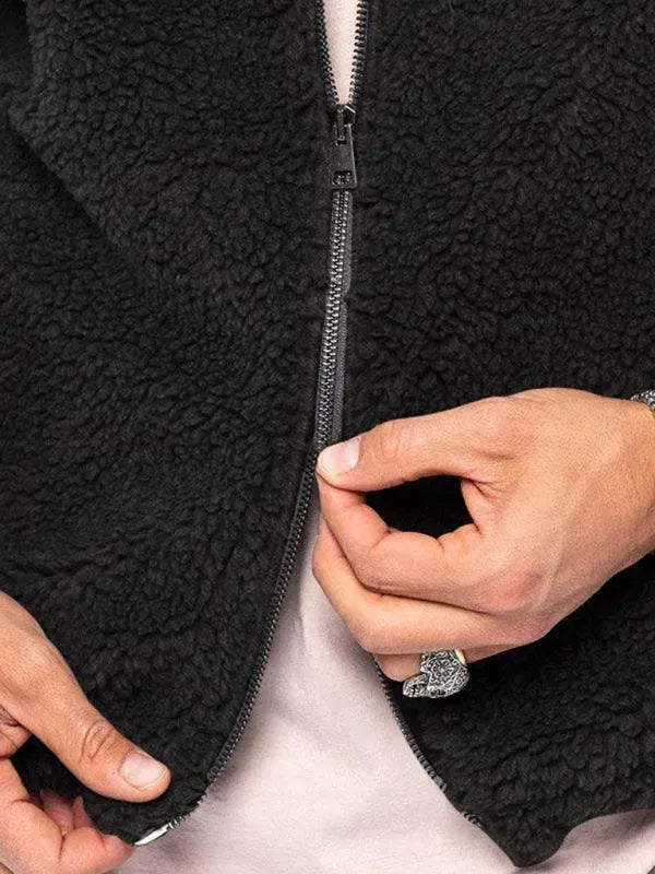 Drune | Doppel-Seitige Kapuzen Herren Winterjacke