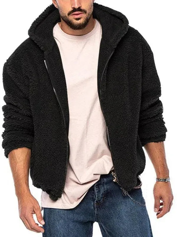 Drune | Doppel-Seitige Kapuzen Herren Winterjacke