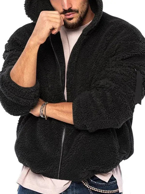 Drune | Doppel-Seitige Kapuzen Herren Winterjacke