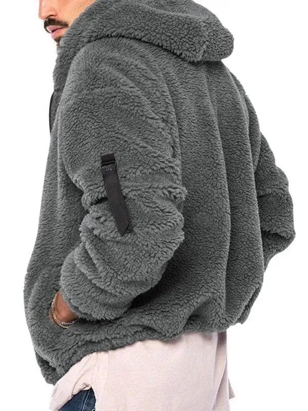 Drune | Doppel-Seitige Kapuzen Herren Winterjacke