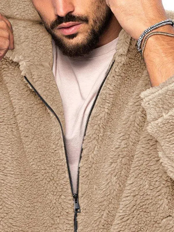 Drune | Doppel-Seitige Kapuzen Herren Winterjacke