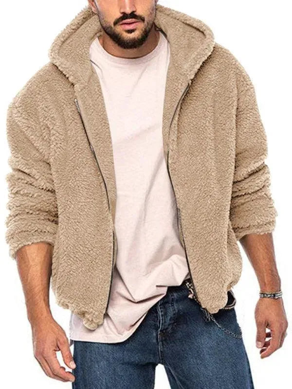Drune | Doppel-Seitige Kapuzen Herren Winterjacke