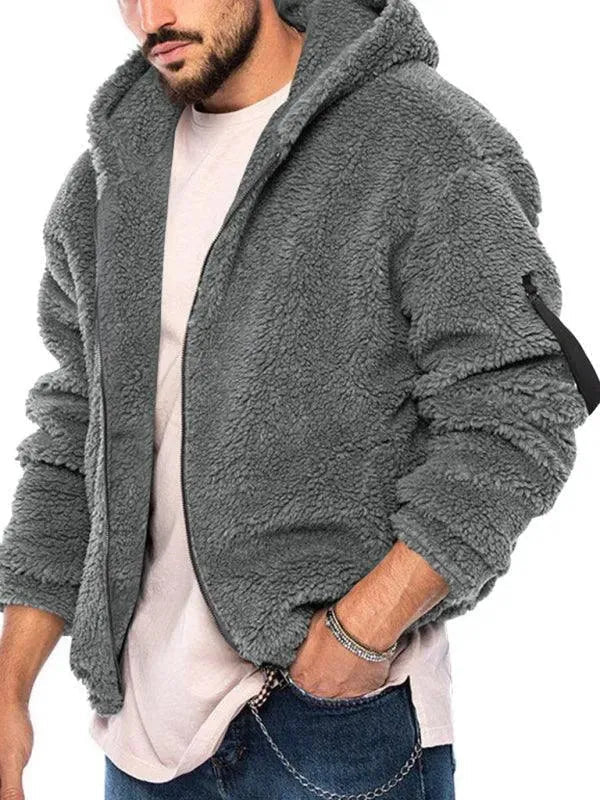 Drune | Doppel-Seitige Kapuzen Herren Winterjacke