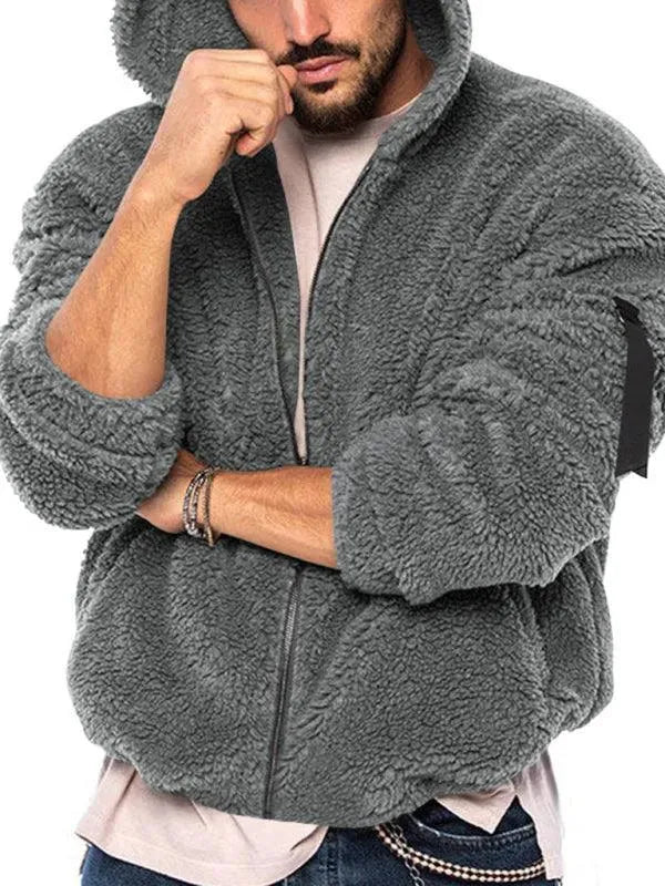 Drune | Doppel-Seitige Kapuzen Herren Winterjacke