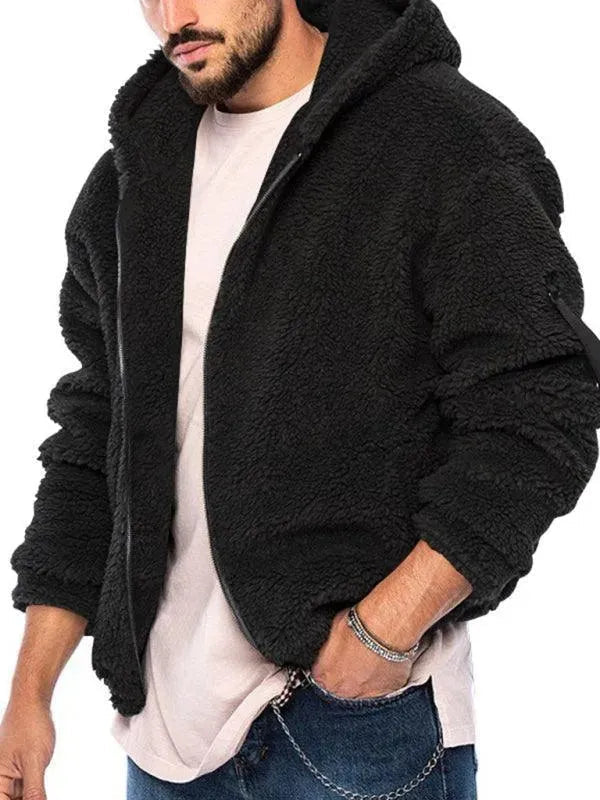 Drune | Doppel-Seitige Kapuzen Herren Winterjacke