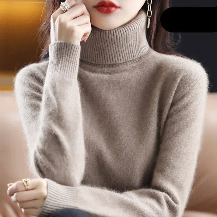 Drune | Damen Kaschmir Rollkragenpullover